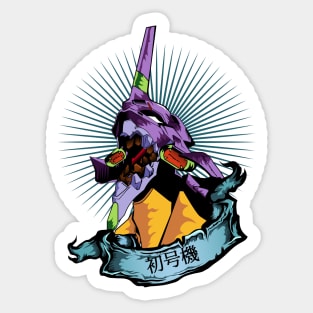 Eva 01 - evangelion Sticker